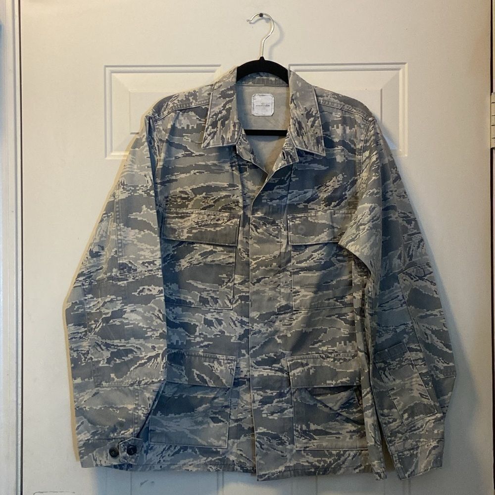 Vintage Air Force Camouflage USA Men Jacket Size 42R